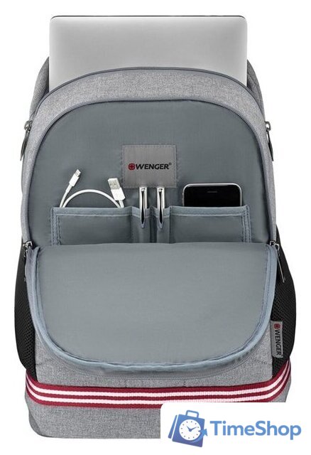 Городской рюкзак Wenger Collegiate Quadma 611666 - Изображение №4 — Интернет-магазин Time-Shop