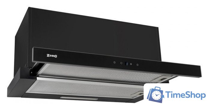 Кухонная вытяжка ZorG Turbo 1260 60 S-GC (черный) - Изображение №1 — Интернет-магазин Time-Shop