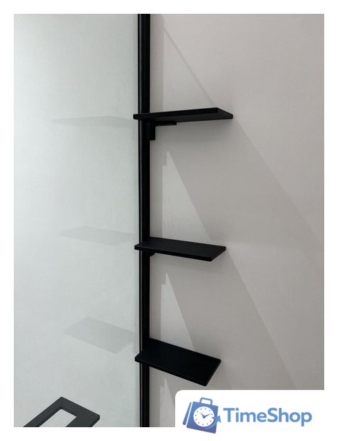 Душевая стенка Adema Риббер 120 Walk-In (черный) - Изображение №3 — Интернет-магазин Time-Shop