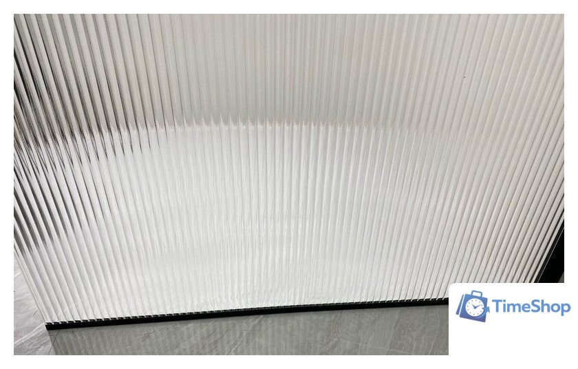 Душевая стенка Adema Риббер 120 Walk-In (черный) - Изображение №2 — Интернет-магазин Time-Shop