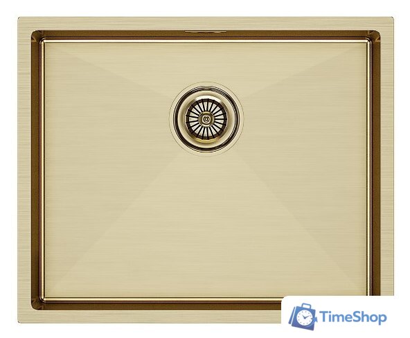 Кухонная мойка Paulmark Next 54 Uni PM215444-BG (золото/брашированное золото) - Изображение №1 — Интернет-магазин Time-Shop