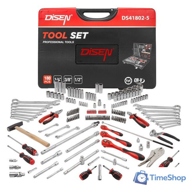 Набор домашнего мастера Disen DS41802-5 (180 предметов) - Изображение №2 — Интернет-магазин Time-Shop