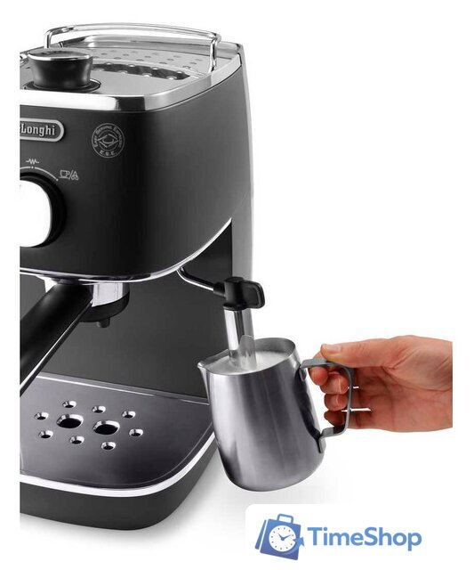Рожковая кофеварка DeLonghi ECI 341.BK - Изображение №2 — Интернет-магазин Time-Shop