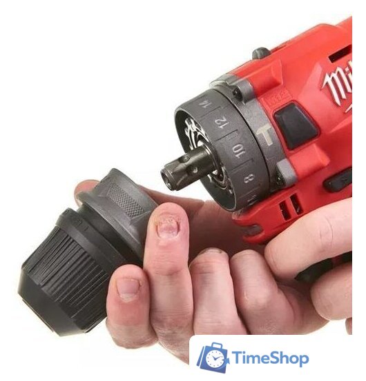 Ударная дрель-шуруповерт Milwaukee M12 FPDXKIT-202X 4933464138 (с 2-мя АКБ, кейс) - Изображение №7 — Интернет-магазин Time-Shop