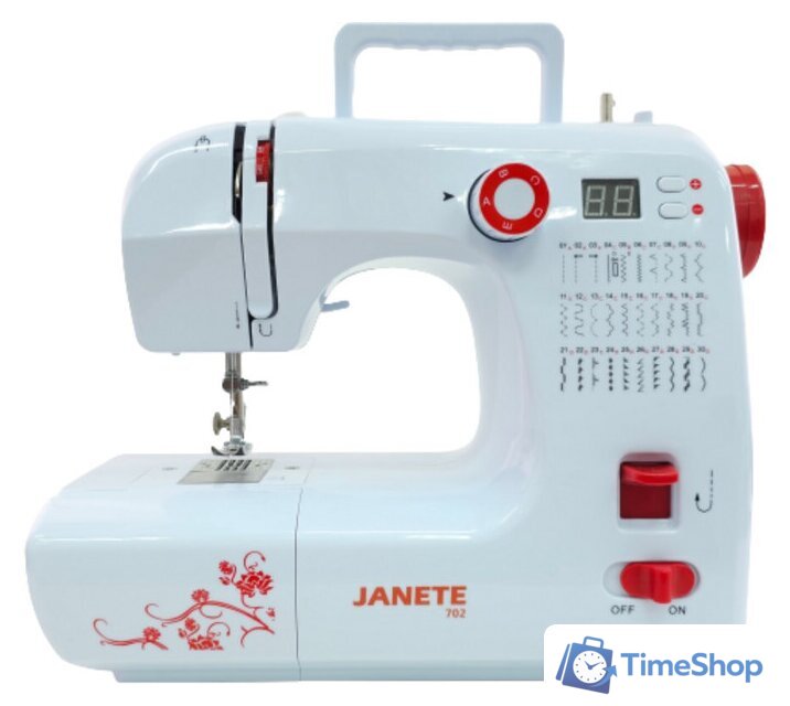 Электромеханическая швейная машина Janete 702 - Изображение №1 — Интернет-магазин Time-Shop