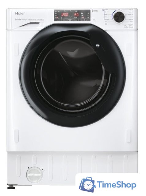 Стиральная машина Haier HWQ90B416FWB - Изображение №1 — Интернет-магазин Time-Shop