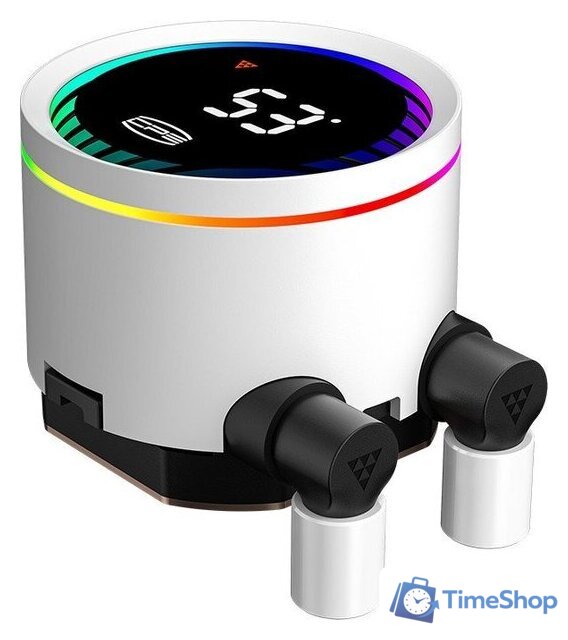 Система жидкостного охлаждения для процессора PCCooler DA360 Pro ARGB Digital (белый) - Изображение №5 — Интернет-магазин Time-Shop