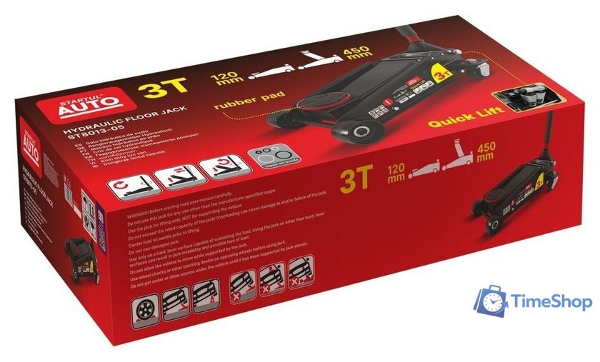 Подкатной домкрат Startul Auto ST8013-05 3т - Изображение №6 — Интернет-магазин Time-Shop