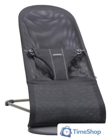 Шезлонг BabyBjorn Bliss Mesh (сетка, антрацит) - Изображение №1 — Интернет-магазин Time-Shop