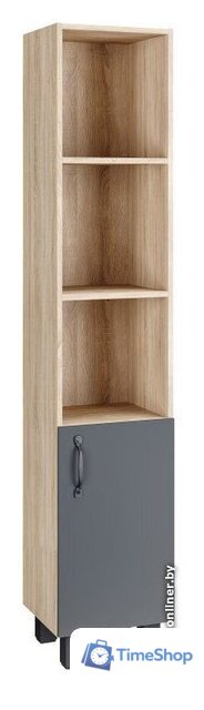  Grossman Шкаф-пенал Флай 30 303002 (дуб сонома/белый) - Изображение №1 — Интернет-магазин Time-Shop