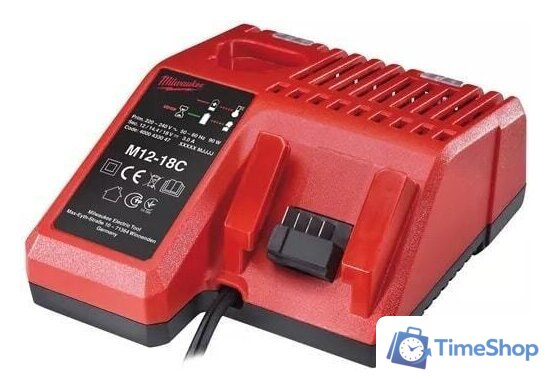 Зарядное устройство Milwaukee M12-18C 4932352959 (12-18В) - Изображение №1 — Интернет-магазин Time-Shop