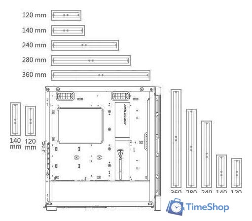Корпус Cougar Airface Pro RGB CGR-5AD1B-AIR-RGB - Изображение №12 — Интернет-магазин Time-Shop