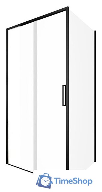 Душевой уголок Aquanet Pleasure Evo 100 AE65-100x80-BT (черный анодированный) - Изображение №1 — Интернет-магазин Time-Shop