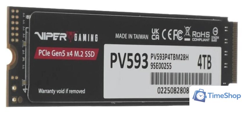 SSD Patriot Viper VP593 4TB PV593P4TBM28H - Изображение №4 — Интернет-магазин Time-Shop