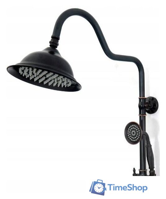 Душевая система  Rea Retro REA-P2366 (черный) - Изображение №4 — Интернет-магазин Time-Shop