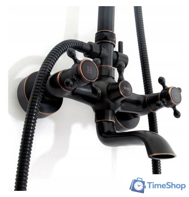 Душевая система  Rea Retro REA-P2366 (черный) - Изображение №8 — Интернет-магазин Time-Shop