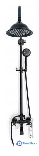 Душевая система  Rea Retro REA-P2366 (черный) - Изображение №3 — Интернет-магазин Time-Shop