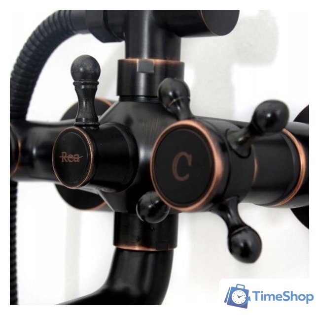 Душевая система  Rea Retro REA-P2366 (черный) - Изображение №9 — Интернет-магазин Time-Shop