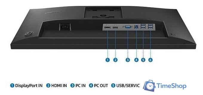 Монитор Samsung Essential S4 LS24C430GAUXEN - Изображение №8 — Интернет-магазин Time-Shop