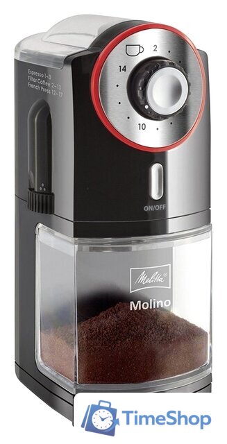 Электрическая кофемолка Melitta Molino (черный) - Изображение №1 — Интернет-магазин Time-Shop