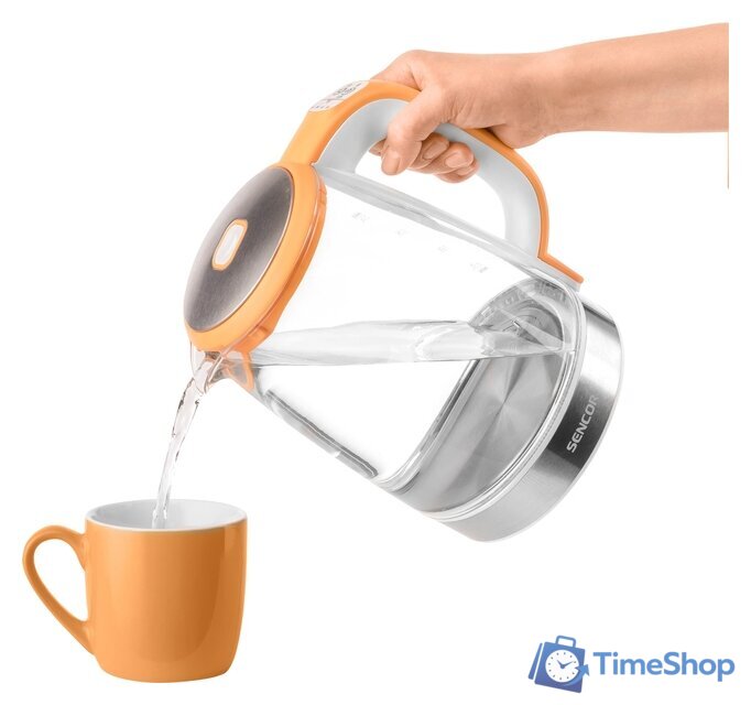 Электрический чайник Sencor SWK 2193OR - Изображение №9 — Интернет-магазин Time-Shop