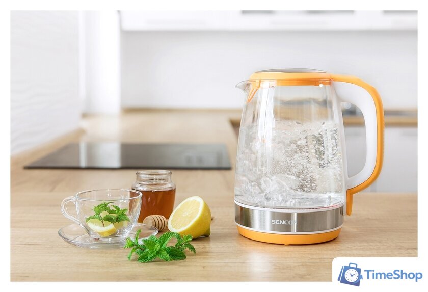 Электрический чайник Sencor SWK 2193OR - Изображение №12 — Интернет-магазин Time-Shop