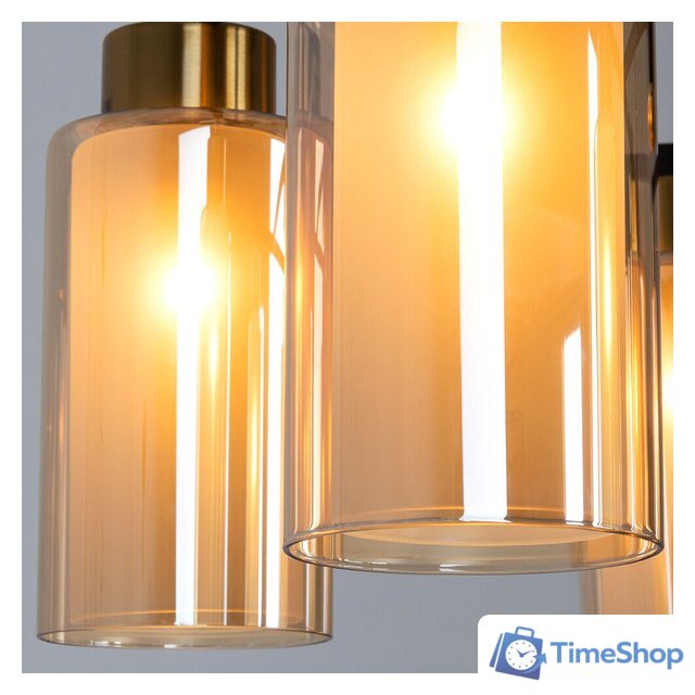 Люстра средней высоты Arte Lamp Leo A7027PL-8BK - Изображение №3 — Интернет-магазин Time-Shop