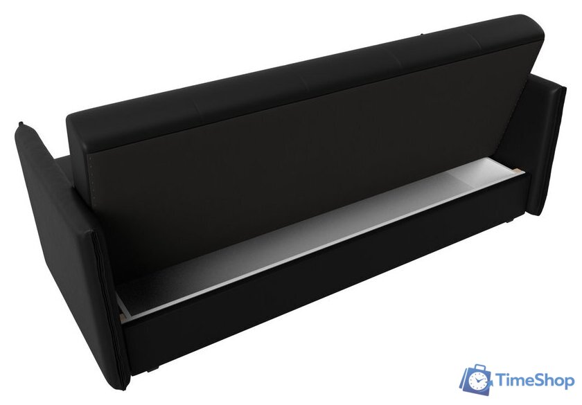 Диван Лига диванов Лига-018 117889 (экокожа черный) - Изображение №7 — Интернет-магазин Time-Shop