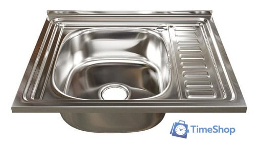 Кухонная мойка Mixline 538194 (левая, полированная, 0.8 мм) - Изображение №1 — Интернет-магазин Time-Shop