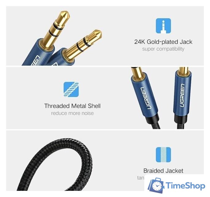 Кабель Ugreen AV112 60179 - Изображение №8 — Интернет-магазин Time-Shop