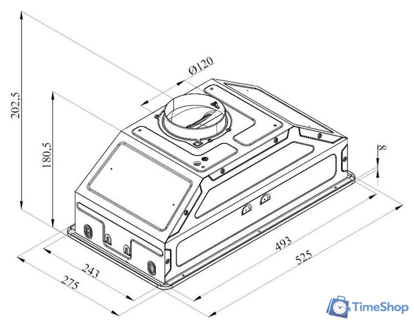 Кухонная вытяжка HiSTORY CI65B 1FBG - Изображение №3 — Интернет-магазин Time-Shop