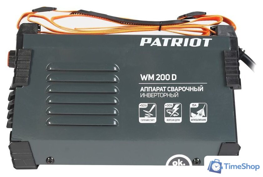 Сварочный инвертор Patriot WM 200D - Изображение №3 — Интернет-магазин Time-Shop