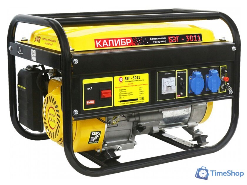 Бензиновый генератор Калибр БЭГ-3011 - Изображение №1 — Интернет-магазин Time-Shop