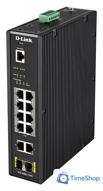 Управляемый коммутатор 2-го уровня D-Link DIS-200G-12PS/A2A - Изображение №1 — Интернет-магазин Time-Shop
