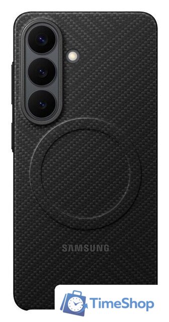 Чехол для телефона Samsung Carbon Magnet Case для Samsung Galaxy S26 (черный) - Изображение №3 — Интернет-магазин Time-Shop