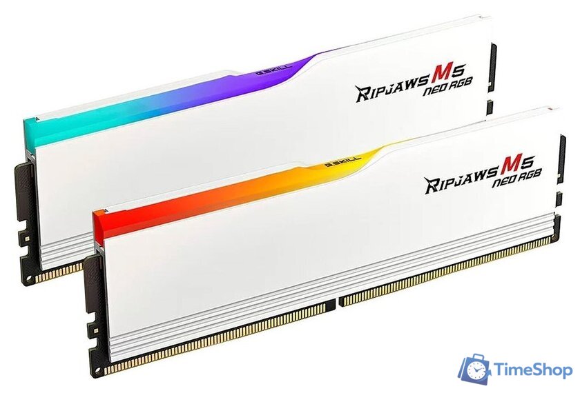 Оперативная память G.Skill Ripjaws M5 Neo RGB 2x32ГБ DDR5 6000 МГц F5-6000J3636F32GX2-RM5NRW - Изображение №2 — Интернет-магазин Time-Shop