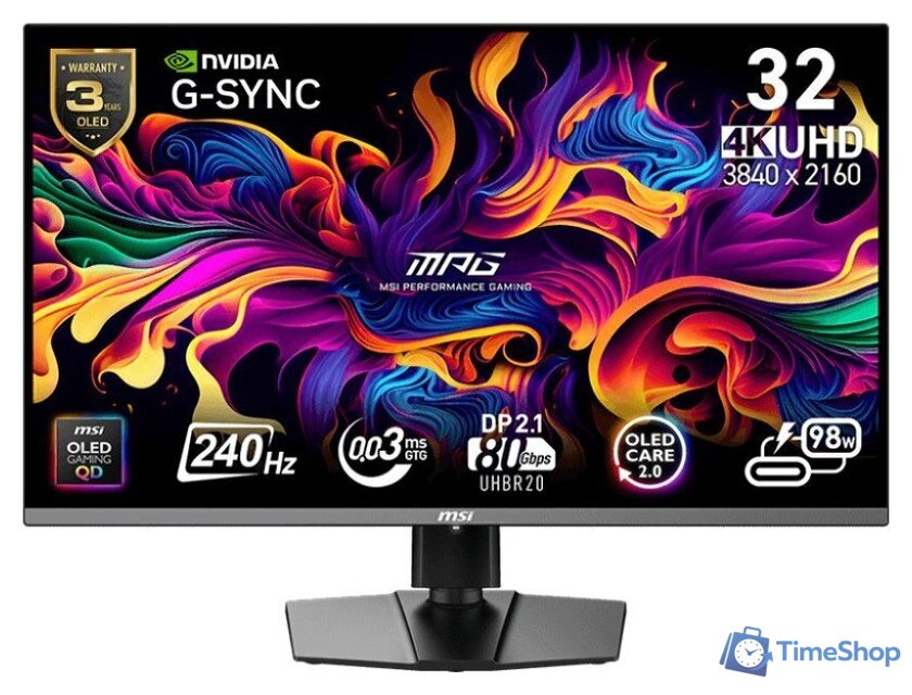Игровой монитор MSI MPG 322URXDE QD-OLED - Изображение №1 — Интернет-магазин Time-Shop