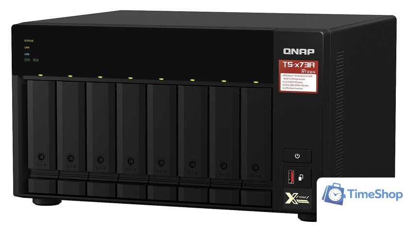 Сетевой накопитель QNAP TS-873A-8G - Изображение №1 — Интернет-магазин Time-Shop