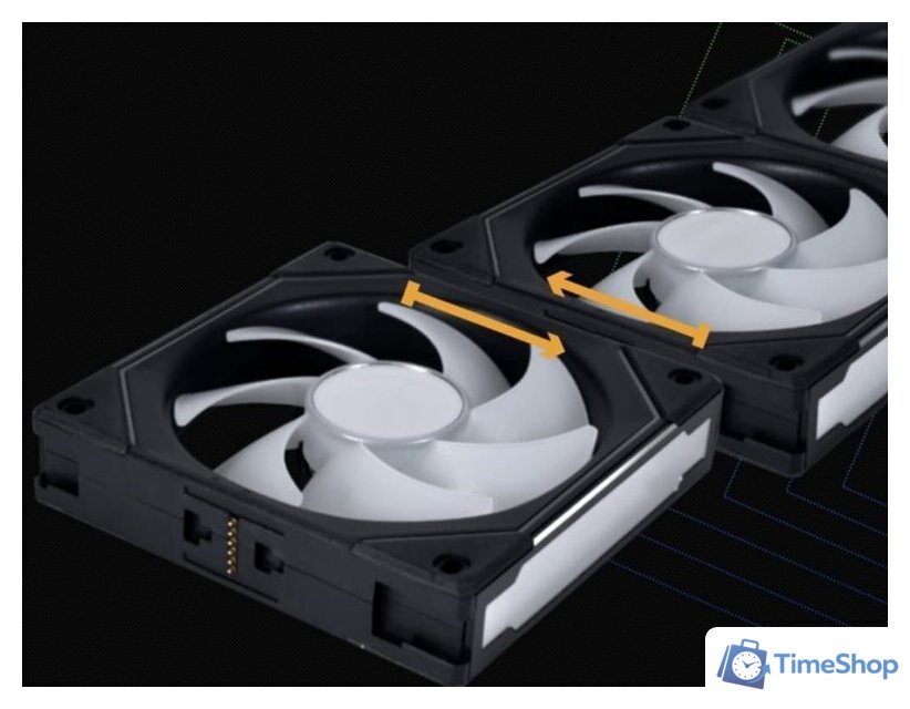 Комплект вентиляторов для корпуса с контроллером Lian Li Uni Fan SL Infinity 120 G99.12SLIN3B.R0 - Изображение №9 — Интернет-магазин Time-Shop