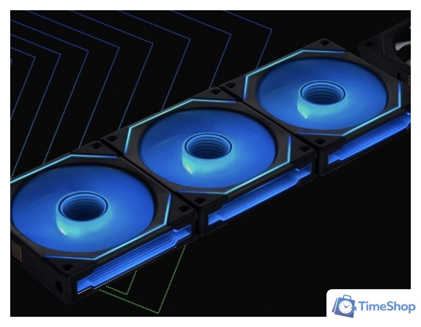 Комплект вентиляторов для корпуса с контроллером Lian Li Uni Fan SL Infinity 120 G99.12SLIN3B.R0 - Изображение №8 — Интернет-магазин Time-Shop