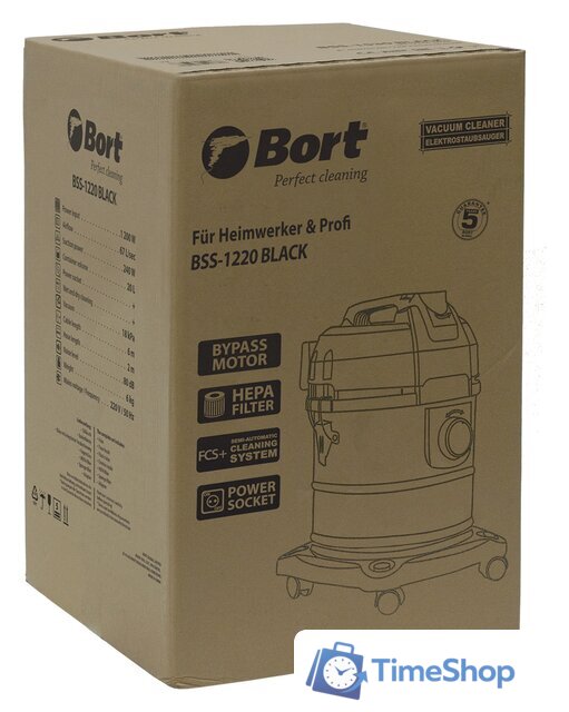 Пылесос Bort BSS-1220 Black - Изображение №8 — Интернет-магазин Time-Shop