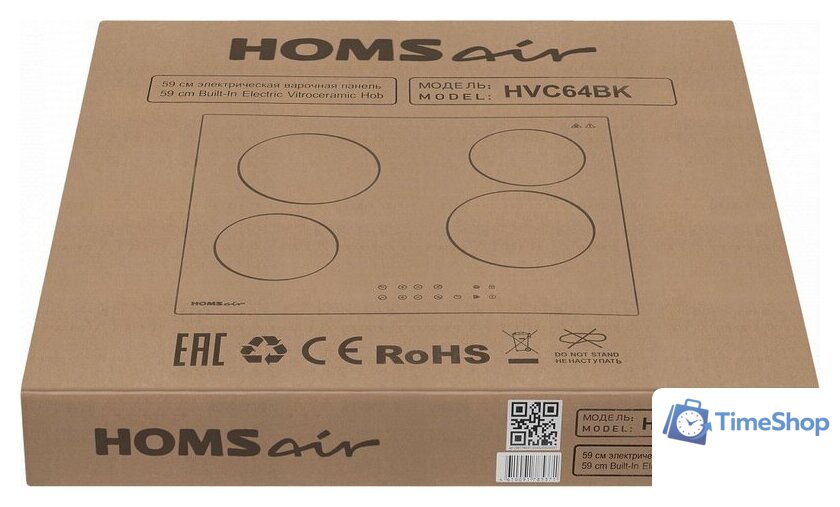 Варочная панель HOMSair HVC64BK - Изображение №2 — Интернет-магазин Time-Shop