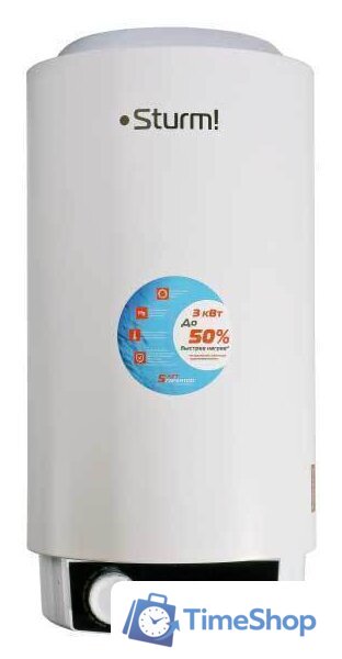 Накопительный электрический водонагреватель Sturm WH3015BR - Изображение №1 — Интернет-магазин Time-Shop