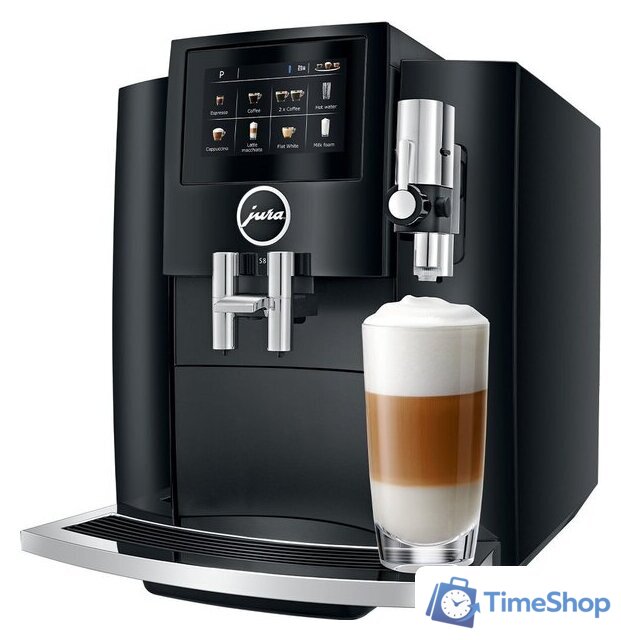 Кофемашина JURA S8 Piano Black 15381 - Изображение №1 — Интернет-магазин Time-Shop