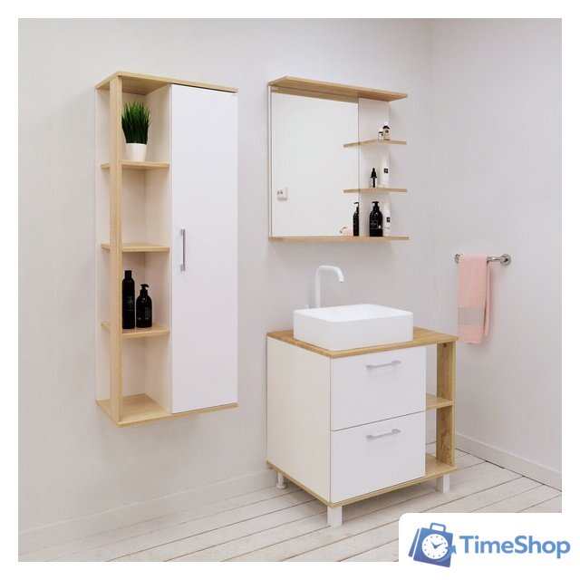 Зеркало Doratiz Гавайи 70 2711.157 (с полками справа) - Изображение №12 — Интернет-магазин Time-Shop