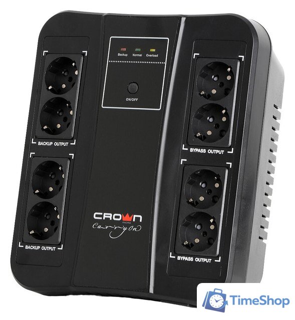 Источник бесперебойного питания CrownMicro Smart CMUS-275 Euro - Изображение №1 — Интернет-магазин Time-Shop