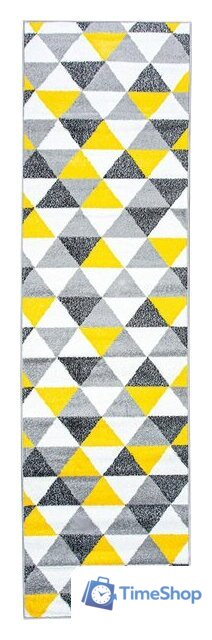 Ковровая дорожка Mafy 080 Melanarga 80x300 MF-0010 (серый/желтый) - Изображение №2 — Интернет-магазин Time-Shop