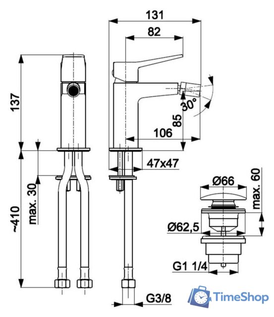 Смеситель Armatura Kfa Malaga 452701581 - Изображение №2 — Интернет-магазин Time-Shop