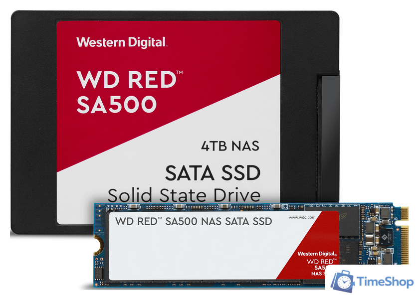 SSD WD Red SA500 NAS 500GB WDS500G1R0B - Изображение №3 — Интернет-магазин Time-Shop