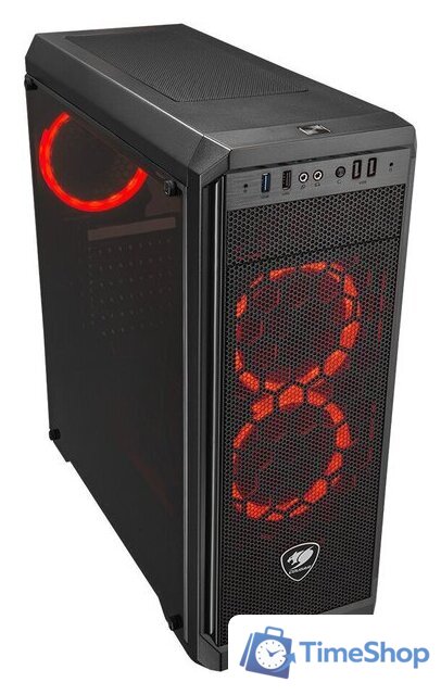 Корпус Cougar MX330-F (черный) - Изображение №4 — Интернет-магазин Time-Shop
